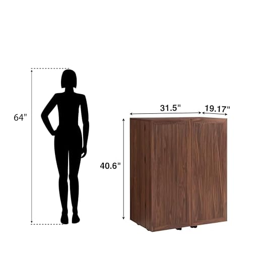 Home Source Glass Wine & Bar Cabinet - View 3