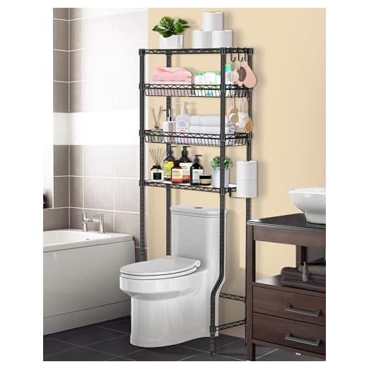 Folews Over-The-Toilet Storage Organizer - View 3