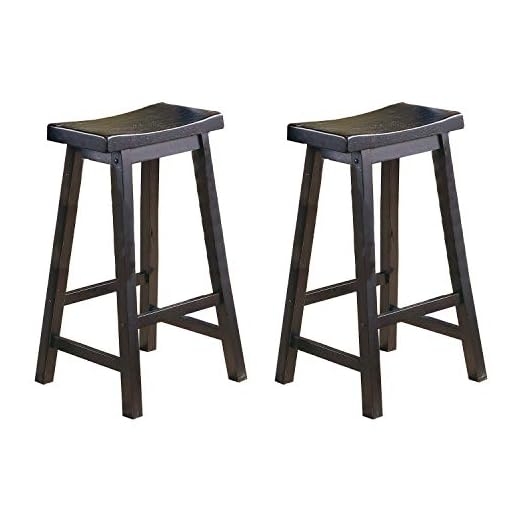 Lexicon Wooden Barstool (Set of 2) (5") - View 2