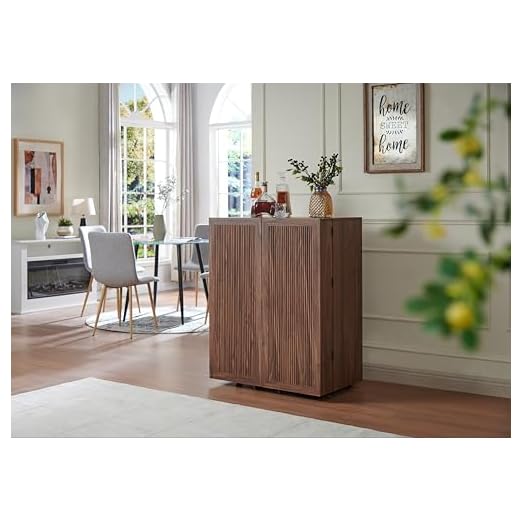 Home Source Glass Wine & Bar Cabinet