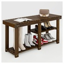 FLYJOE Wooden Shoe Rack