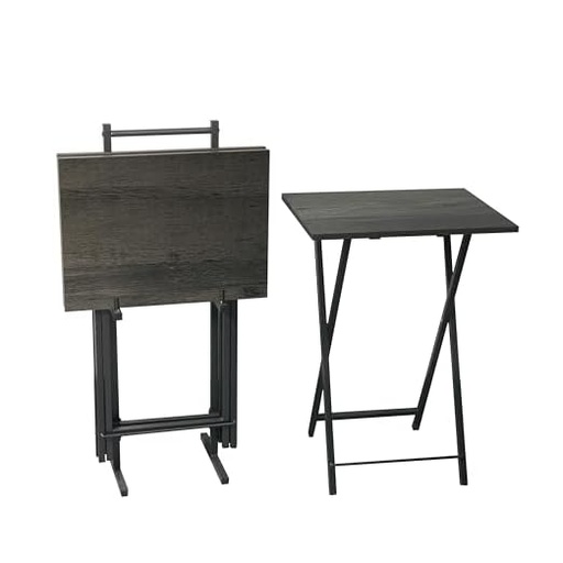 [B0CG1N9QRC] JOIN IRON Mesa Plegable para TV (Juego de 4)