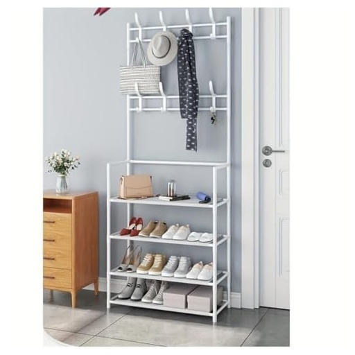 [B0CJHKVG6P] GOYMFK Metal Shoe Rack